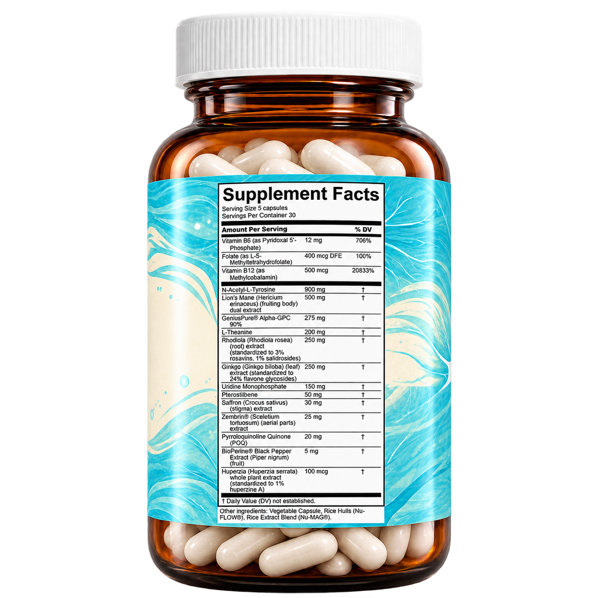 Dose Zero All-Natural Nootropic - Drive, Focus, & Flow-State